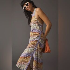 Anthropologie Daily Practice Mock-Neck Treasure Tank Dress